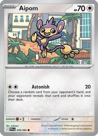 Aipom 078/094 ME02 Phantasmal Flames - Common