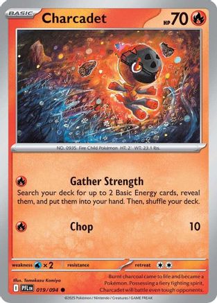 Charcadet 019/094 - Reverse Holofoil ME02 Phantasmal Flames - Common
