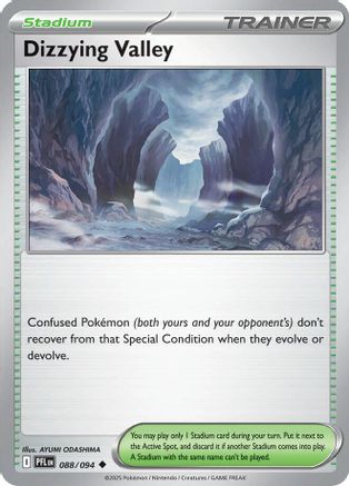Dizzying Valley 088/094 - Reverse Holofoil ME02 Phantasmal Flames - Uncommon