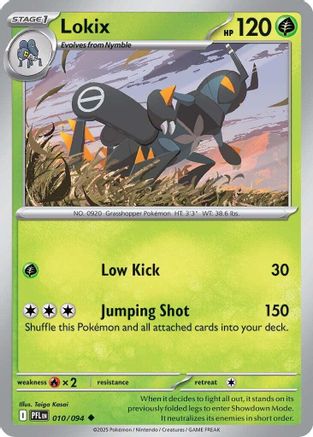 Lokix 010/094 - Reverse Holofoil ME02 Phantasmal Flames - Uncommon