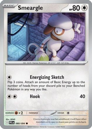 Smeargle 080/094 - Reverse Holofoil ME02 Phantasmal Flames - Common