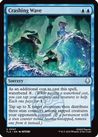 Crashing Wave (TLA-047) - Avatar: The Last Airbender Foil
