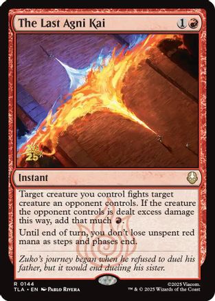 The Last Agni Kai (PRE-144) - Prerelease Cards Foil