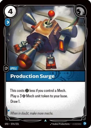 Production Surge (076/221) - Spiritforged