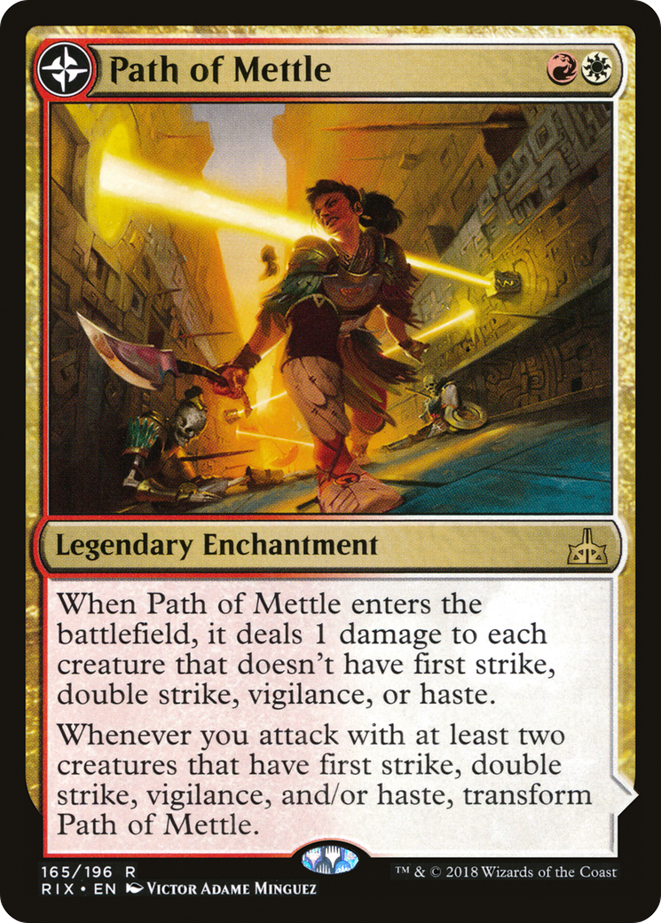 Path of Mettle (RIX-165) - Rivals of Ixalan: (compasslanddfc)