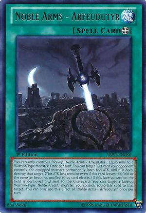 Noble Arms - Arfeudutyr (ABYR-EN086) - Abyss Rising Unlimited
