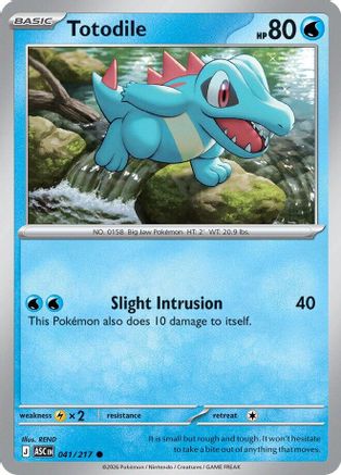 Totodile 041 ME Ascended Heroes - Common