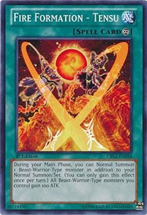 Fire Formation - Tensu (CBLZ-EN058) - Cosmo Blazer 1st Edition