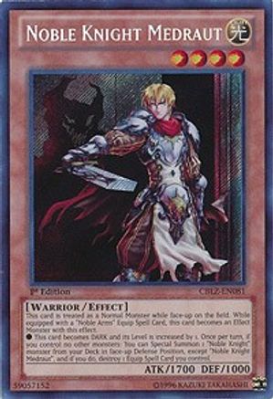 Noble Knight Medraut (CBLZ-EN081) - Cosmo Blazer 1st Edition
