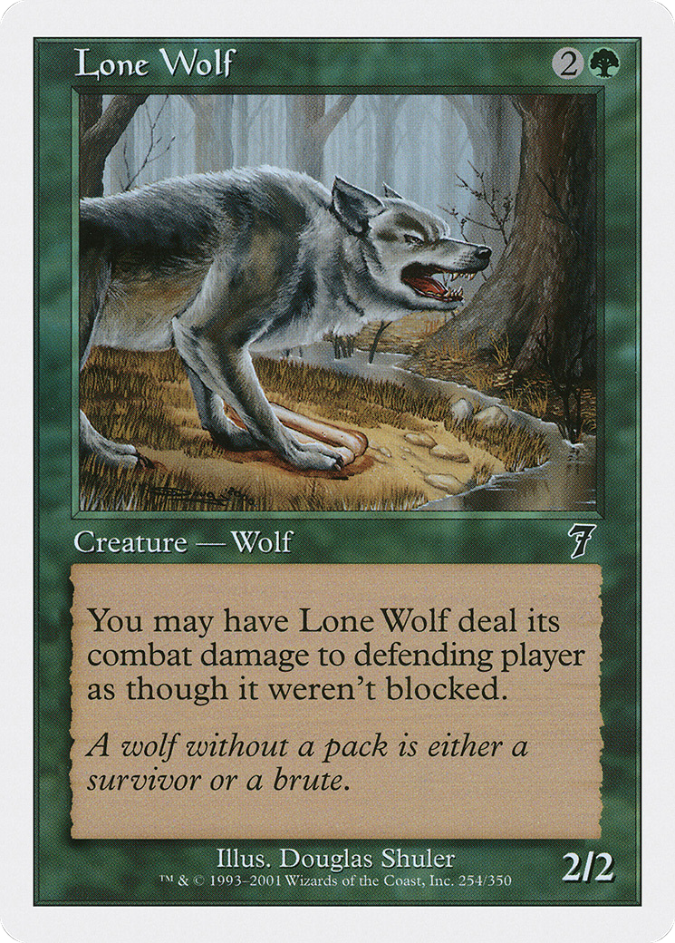 Lone Wolf (7ED-254) - 7th Edition