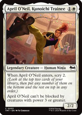 April O'Neil, Kunoichi Trainee (TMT-003) - Teenage Mutant Ninja Turtles