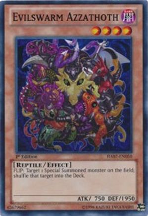 Evilswarm Azzathoth (HA07-EN050) - Hidden Arsenal 7: Knight of Stars 1st Edition
