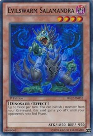 Evilswarm Salamandra (HA07-EN052) - Hidden Arsenal 7: Knight of Stars 1st Edition