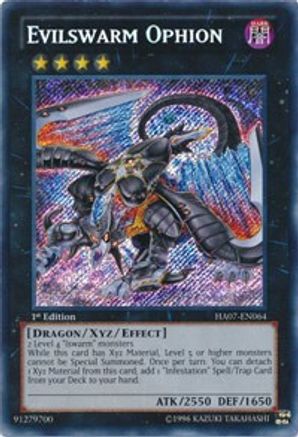 Evilswarm Ophion (HA07-EN064) - Hidden Arsenal 7: Knight of Stars Unlimited