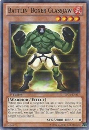 Battlin' Boxer Glassjaw (LTGY-EN017) - Lord of the Tachyon Galaxy 1st Edition