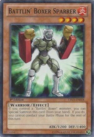 Battlin' Boxer Sparrer (LTGY-EN018) - Lord of the Tachyon Galaxy Unlimited
