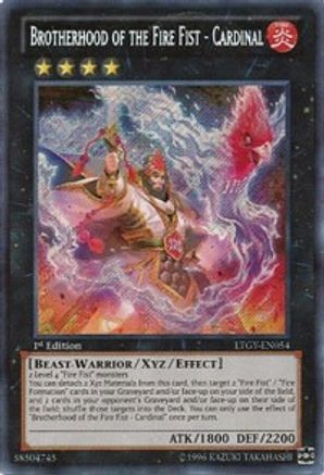 Brotherhood of the Fire Fist - Cardinal (LTGY-EN054) - Lord of the Tachyon Galaxy Unlimited