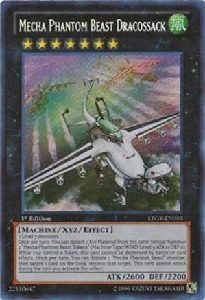 Mecha Phantom Beast Dracossack (LTGY-EN053) - Lord of the Tachyon Galaxy 1st Edition