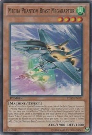 Mecha Phantom Beast Megaraptor (LTGY-EN021) - Lord of the Tachyon Galaxy Unlimited