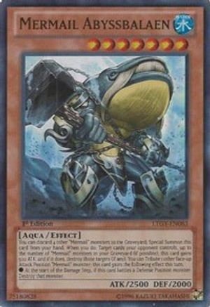 Mermail Abyssbalaen (LTGY-EN083) - Lord of the Tachyon Galaxy 1st Edition