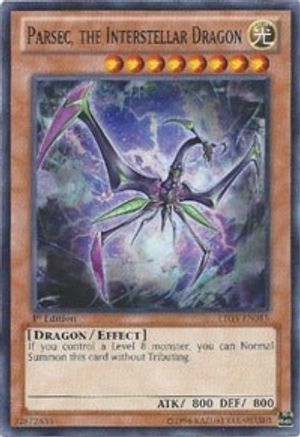 Parsec, the Interstellar Dragon (LTGY-EN015) - Lord of the Tachyon Galaxy 1st Edition