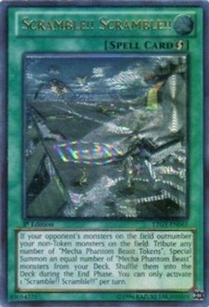 Scramble!! Scramble!! (UTR) (LTGY-EN061) - Lord of the Tachyon Galaxy 1st Edition
