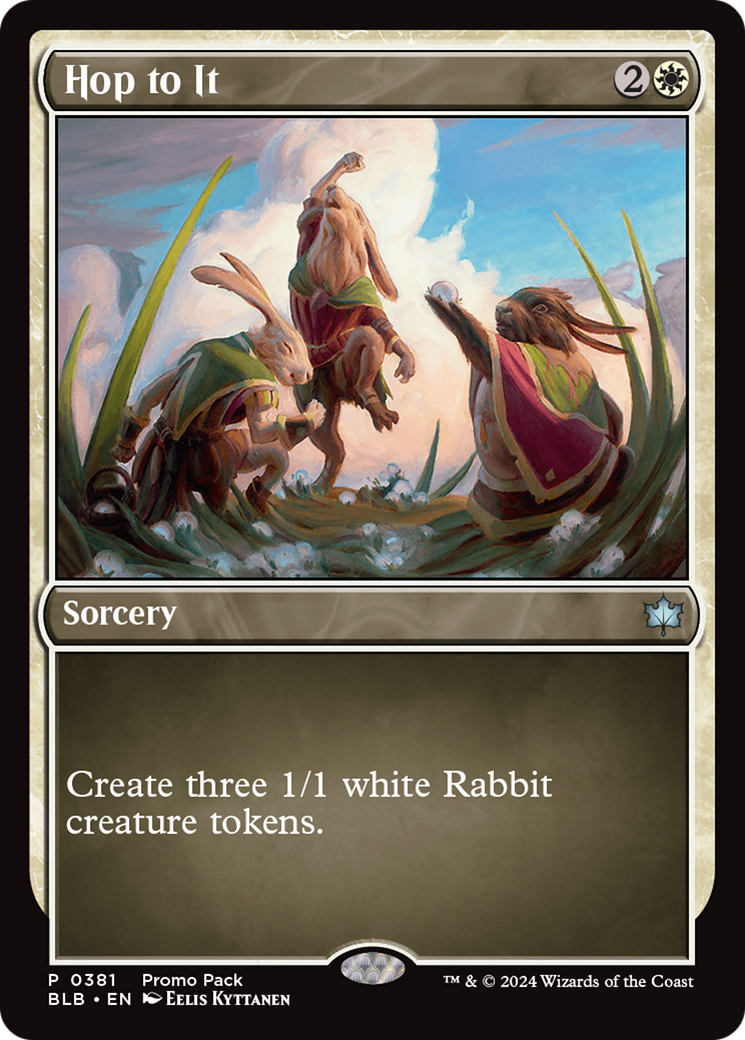 Hop to It (PPBLB-381) - Bloomburrow Foil