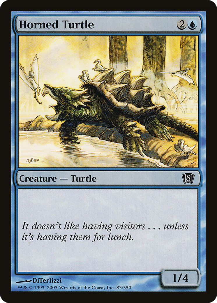 Horned Turtle (8ED-83★) - 8th Edition Foil