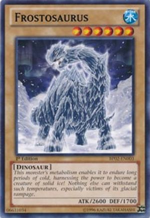 Frostosaurus (BP02-EN003) - Battle Pack 2: War of the Giants 1st Edition