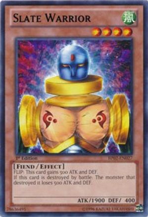 Slate Warrior (BP02-EN027) - Battle Pack 2: War of the Giants 1st Edition