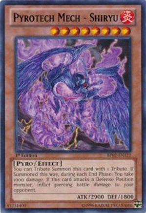 Pyrotech Mech - Shiryu (BP02-EN122) - Battle Pack 2: War of the Giants Unlimited