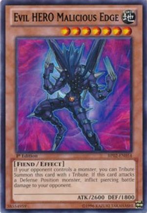Evil HERO Malicious Edge (BP02-EN054) - Battle Pack 2: War of the Giants 1st Edition