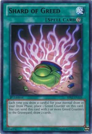 Shard of Greed (BP02-EN165) - Battle Pack 2: War of the Giants 1st Edition