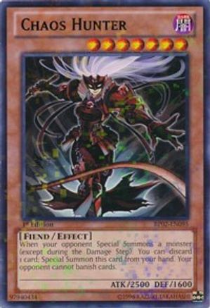 Chaos Hunter (Mosaic Rare) (BP02-EN095) - Battle Pack 2: War of the Giants 1st Edition