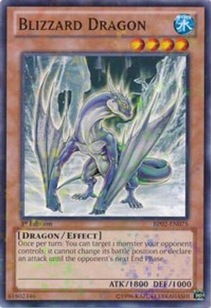 Blizzard Dragon (Mosaic Rare) (BP02-EN075) - Battle Pack 2: War of the Giants Unlimited