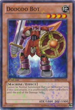 Dododo Bot (Mosaic Rare) (BP02-EN118) - Battle Pack 2: War of the Giants 1st Edition