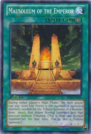 Mausoleum of the Emperor (Mosaic Rare) (BP02-EN149) - Battle Pack 2: War of the Giants 1st Edition