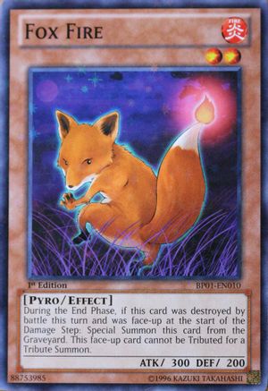 Fox Fire (Starfoil) (BP01-EN010) - Battle Pack: Epic Dawn 1st Edition