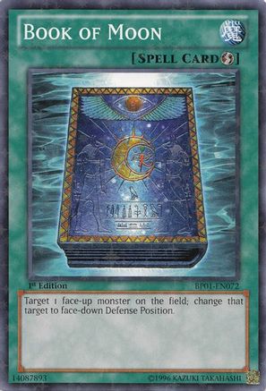 Book of Moon (Starfoil) (BP01-EN072) - Battle Pack: Epic Dawn 1st Edition