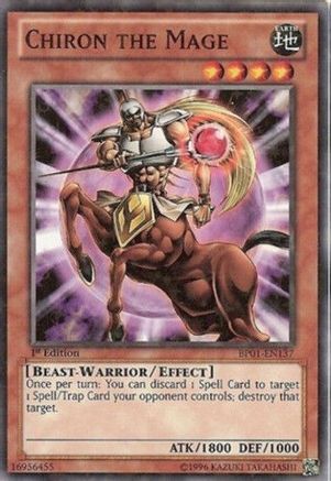 Chiron the Mage (Starfoil) (BP01-EN137) - Battle Pack: Epic Dawn 1st Edition