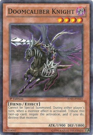 Doomcaliber Knight (Starfoil) (BP01-EN141) - Battle Pack: Epic Dawn Unlimited