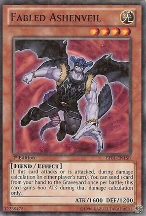 Fabled Ashenveil (Starfoil) (BP01-EN158) - Battle Pack: Epic Dawn 1st Edition