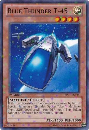 Blue Thunder T-45 (Starfoil) (BP01-EN198) - Battle Pack: Epic Dawn Unlimited