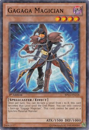 Gagaga Magician (Starfoil) (BP01-EN218) - Battle Pack: Epic Dawn 1st Edition