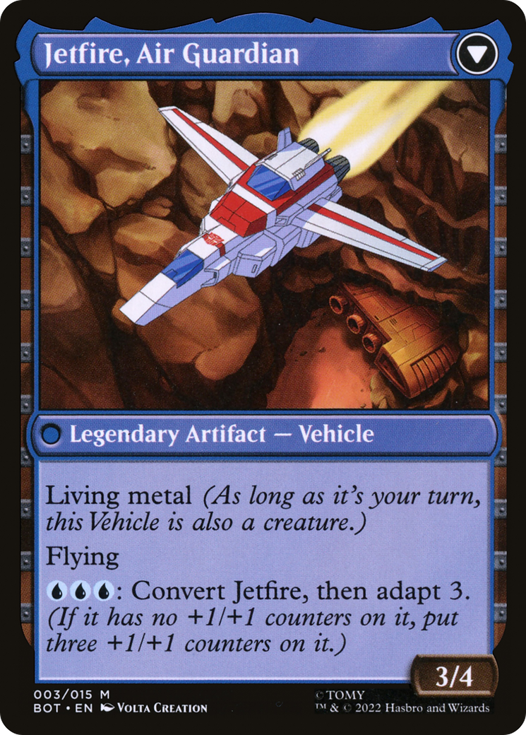 Jetfire, Ingenious Scientist (BOT-003) - Transformers: (convertdfc)