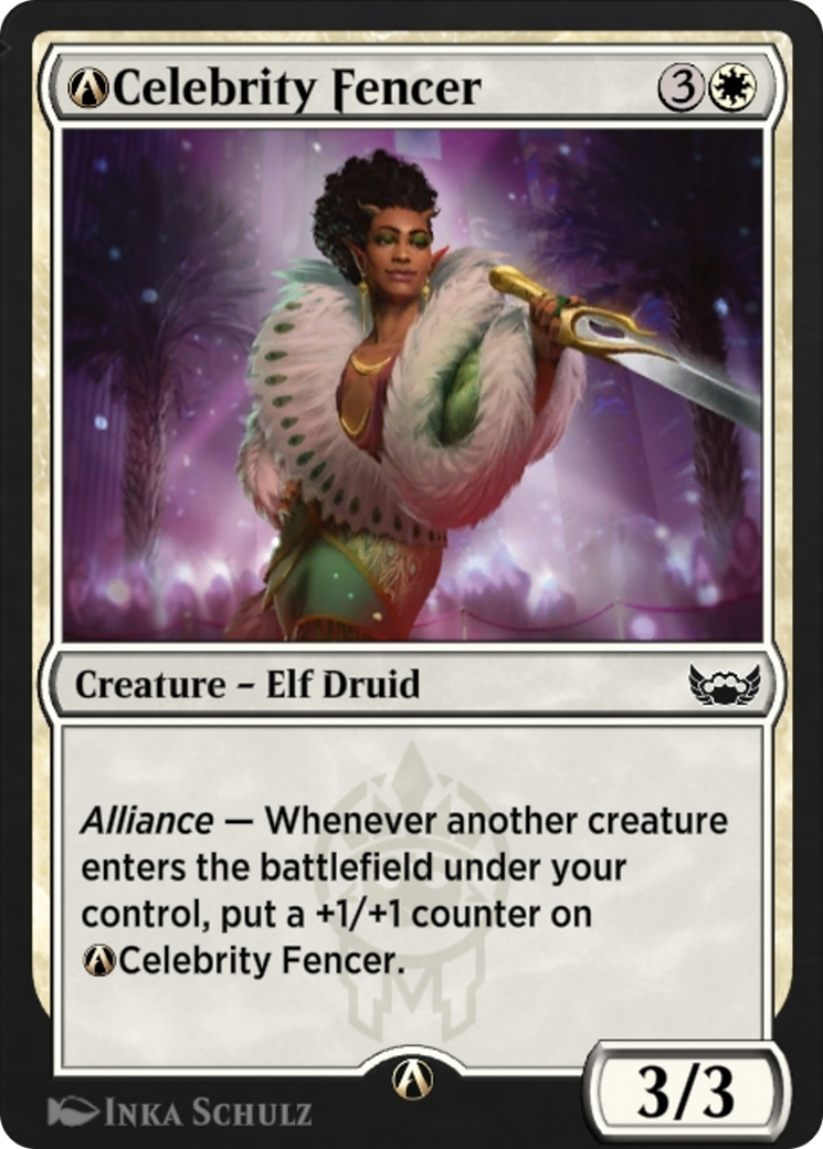 A-Celebrity Fencer (SNC-A-7) - Streets of New Capenna