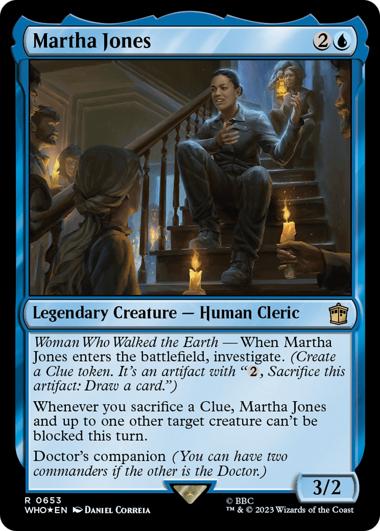Martha Jones (Surge Foil) (WHO-653) - Doctor Who Foil