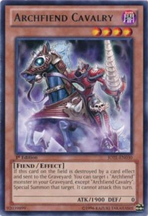 Archfiend Cavalry (JOTL-EN030) - Judgment of the Light 1st Edition