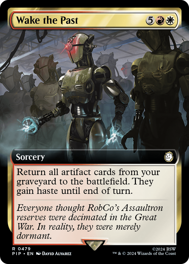 Wake the Past (Extended Art) (PIP-479) - Fallout: (Extended Art) Foil