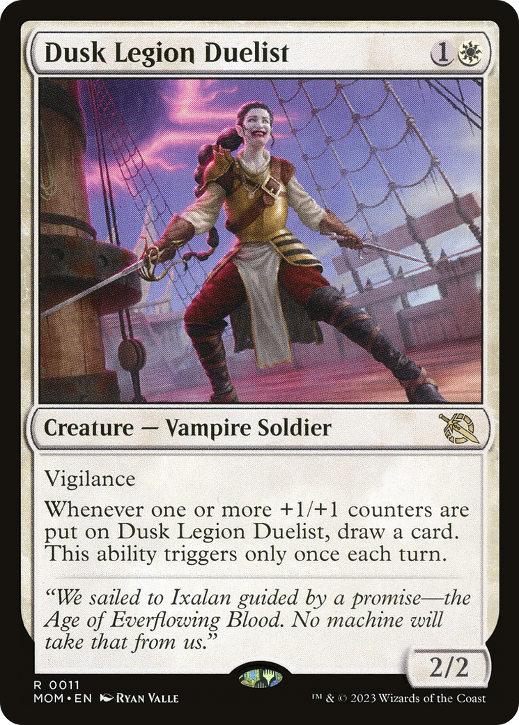 Dusk Legion Duelist (MOM-011) - March of the Machine Foil